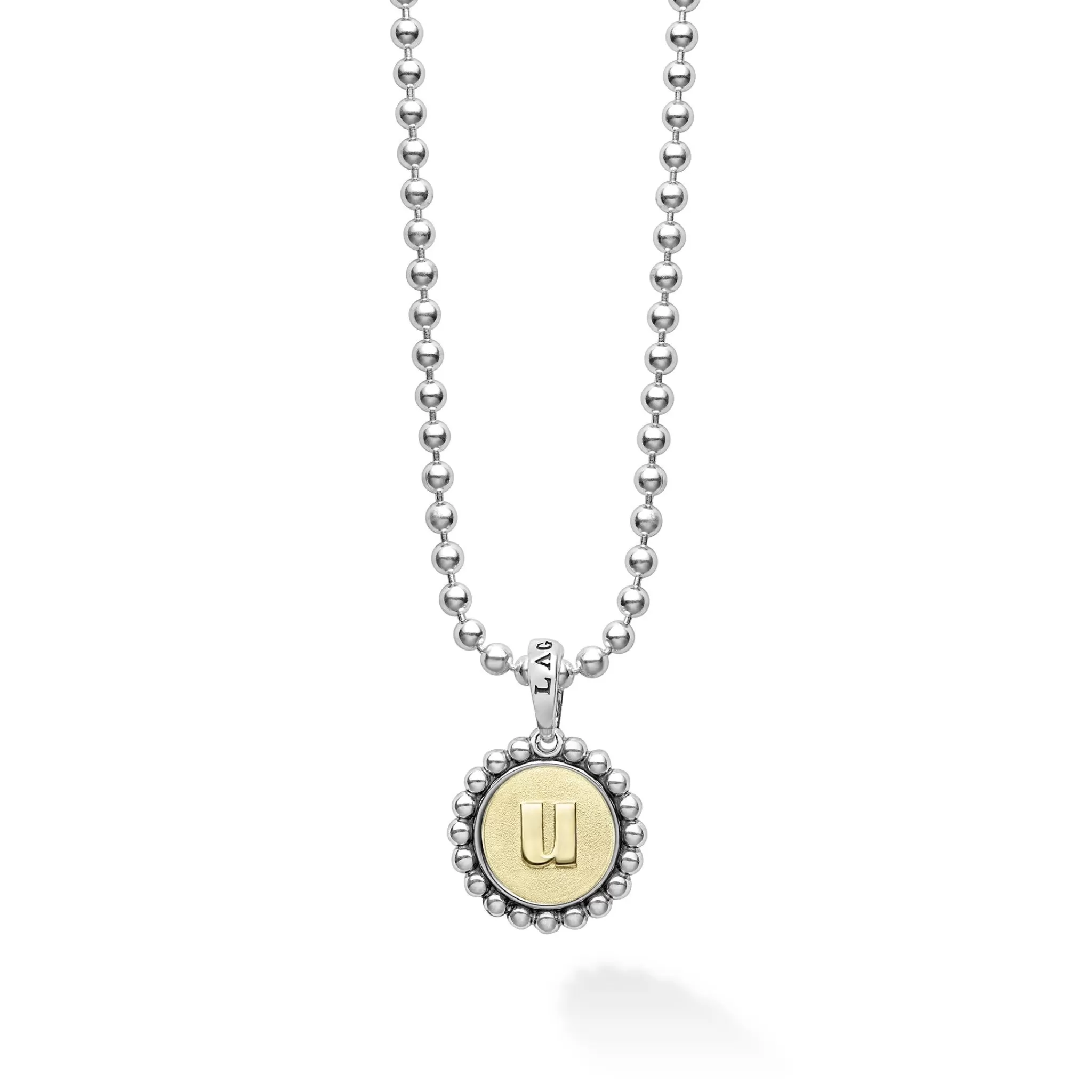 Store LAGOS U Initial Charm Necklace