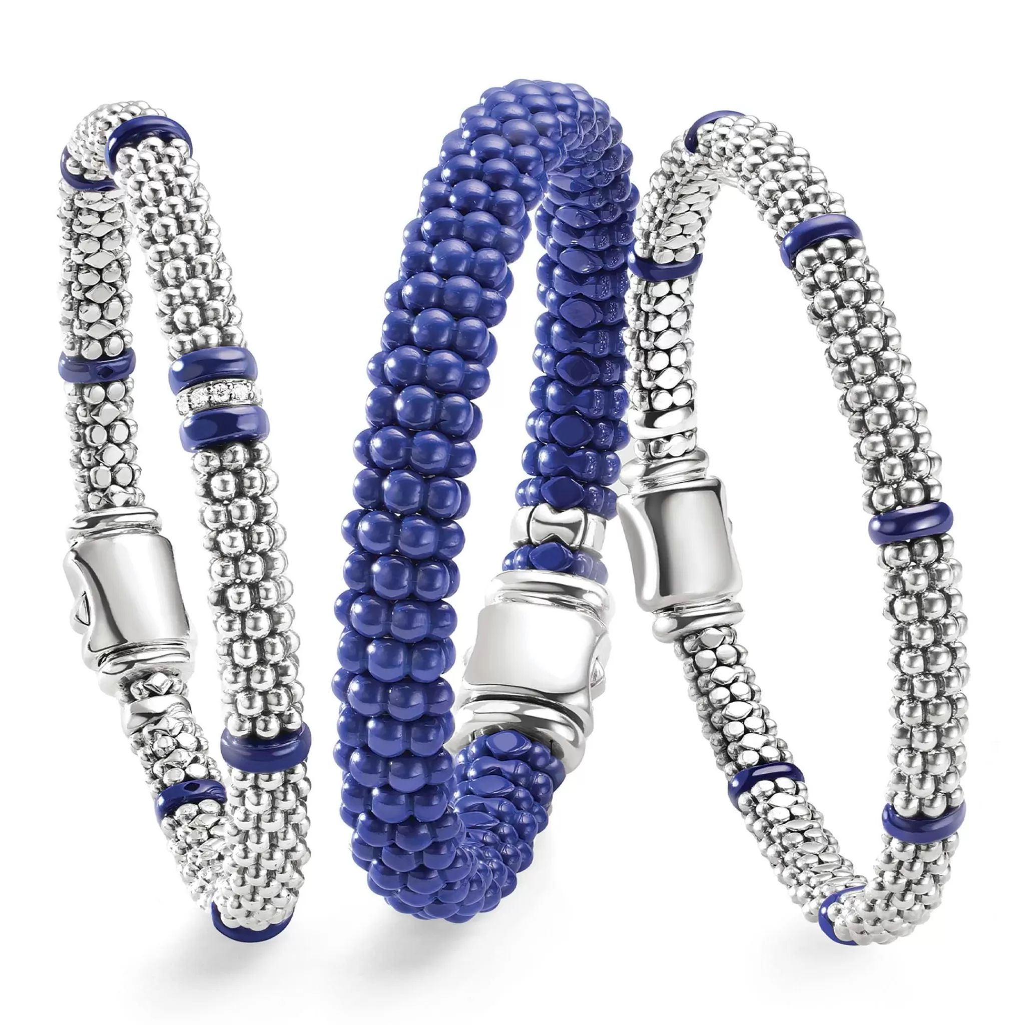 Flash Sale LAGOS Ultramarine Ceramic Caviar Bracelet Gift Set