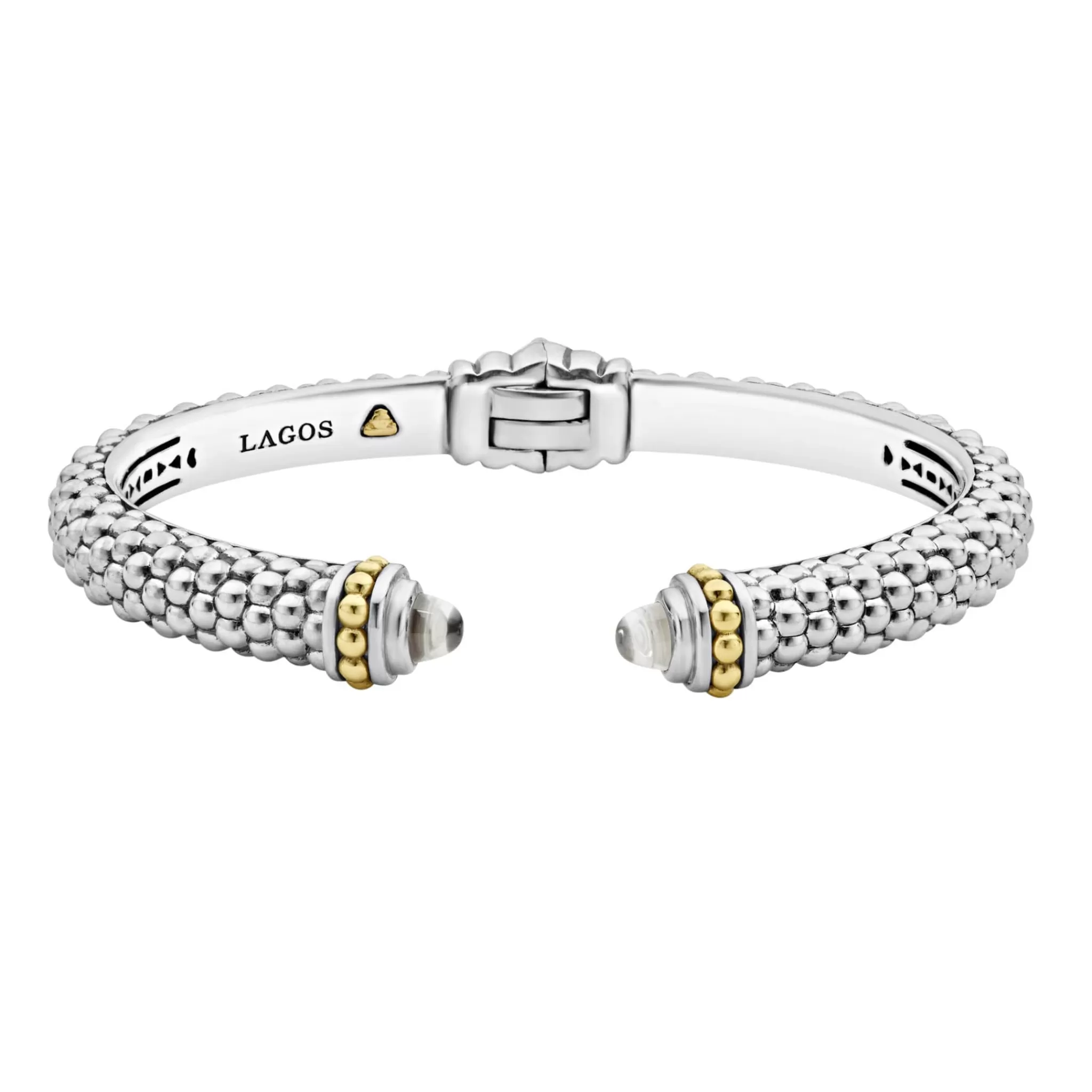 Fashion LAGOS White Topaz Cuff Bracelet | 8Mm