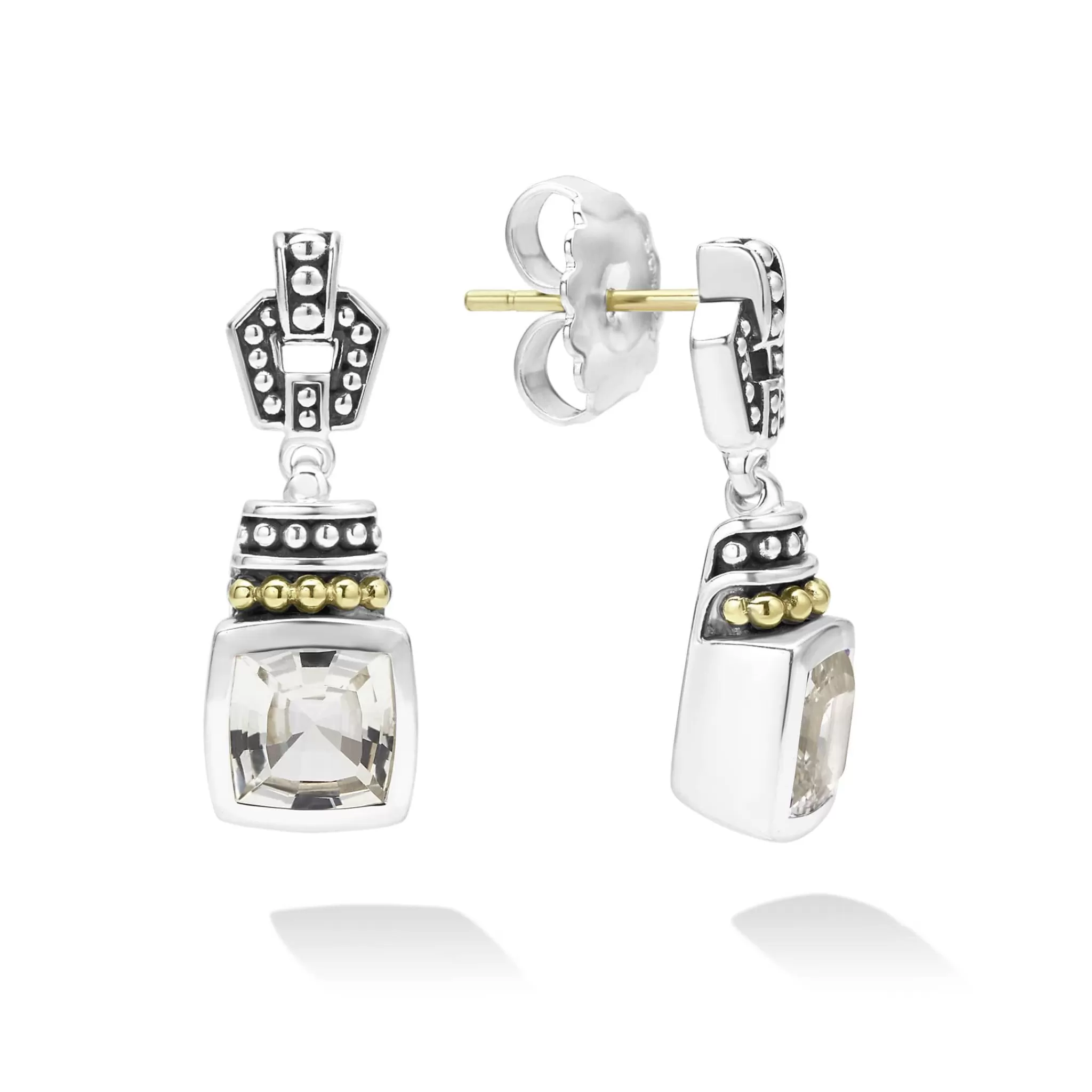 Store LAGOS White Topaz Drop Earrings