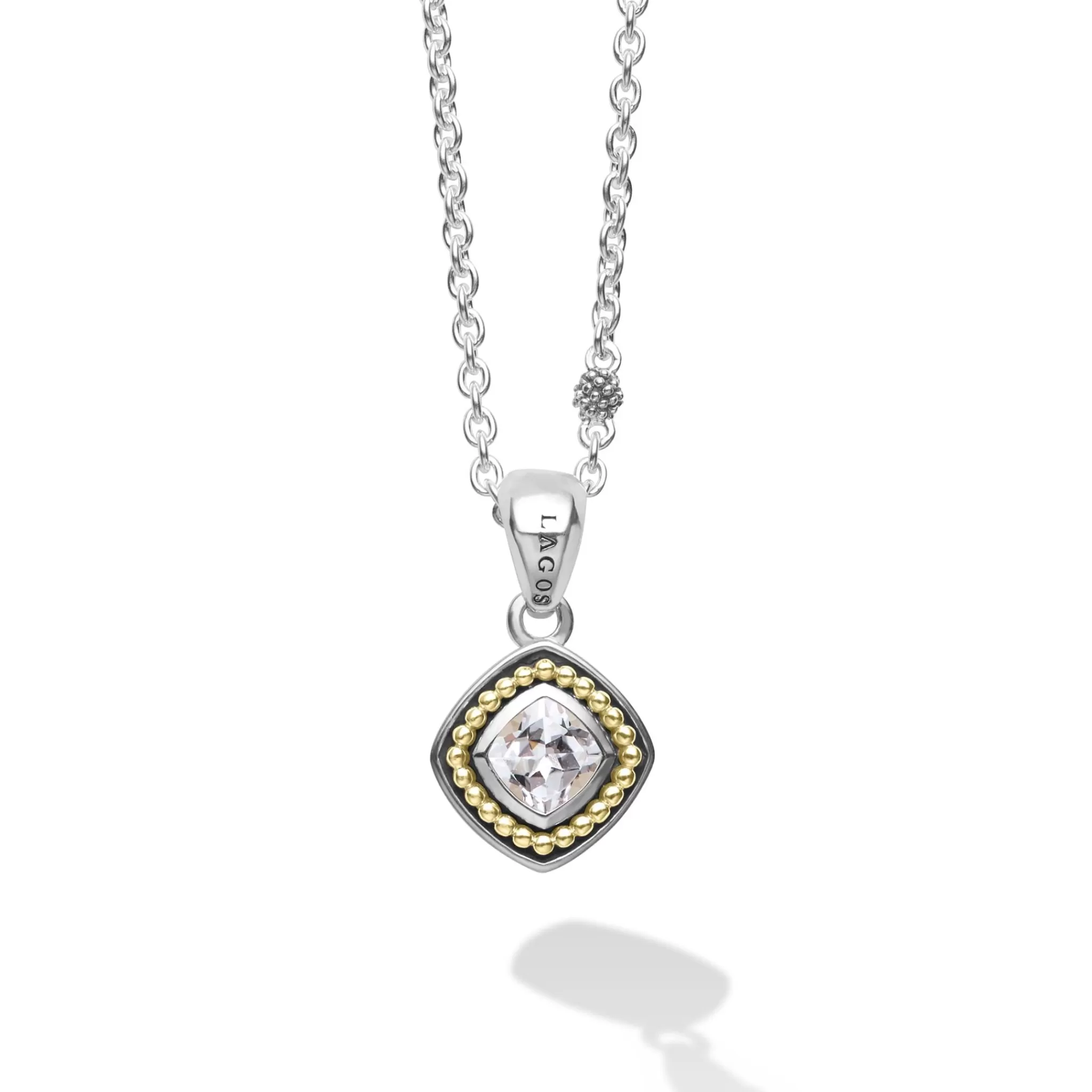 Cheap LAGOS White Topaz Pendant Necklace