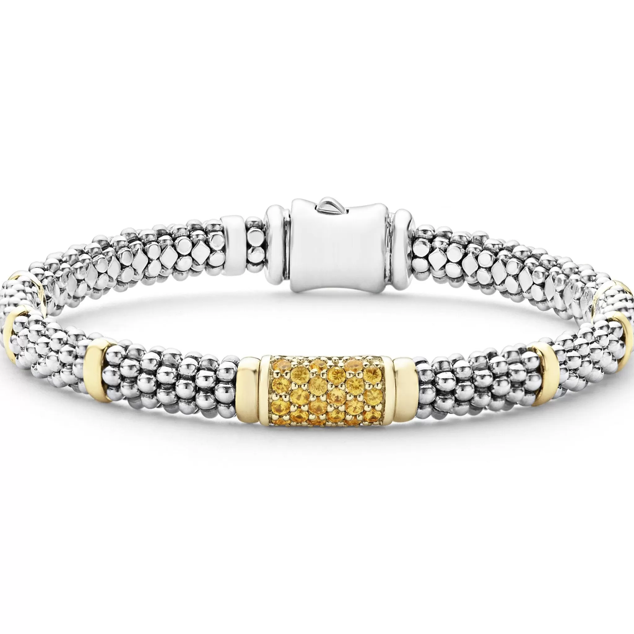 Cheap LAGOS Yellow Sapphire Caviar Bracelet | 6Mm