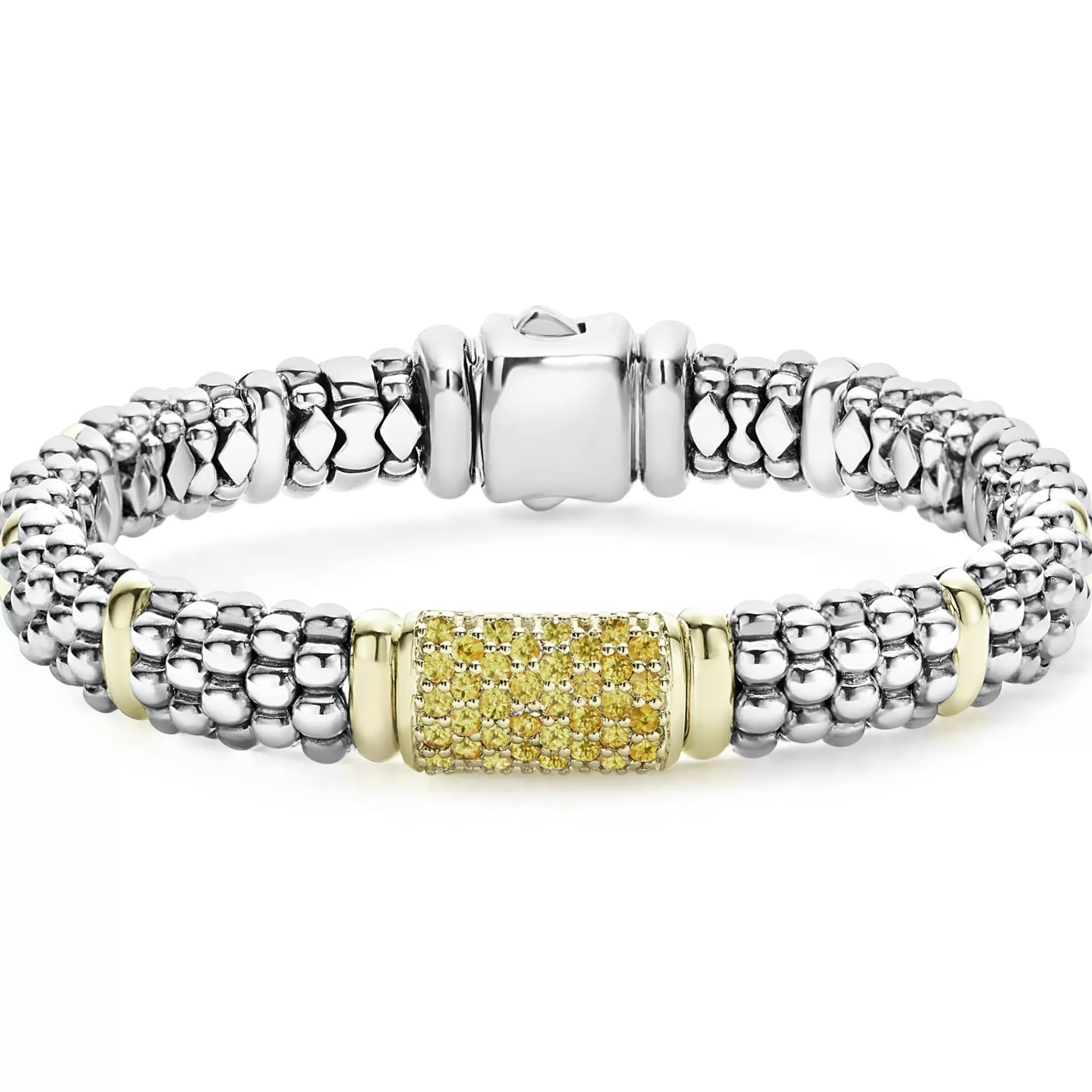 Store LAGOS Yellow Sapphire Caviar Bracelet | 9Mm